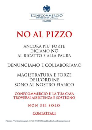 GAZEBO PER LA LEGALITÀ: CONFCOMMERCIO PALERMO IN PIAZZA SAN LORENZO PER DIRE NO AL PIZZO.
